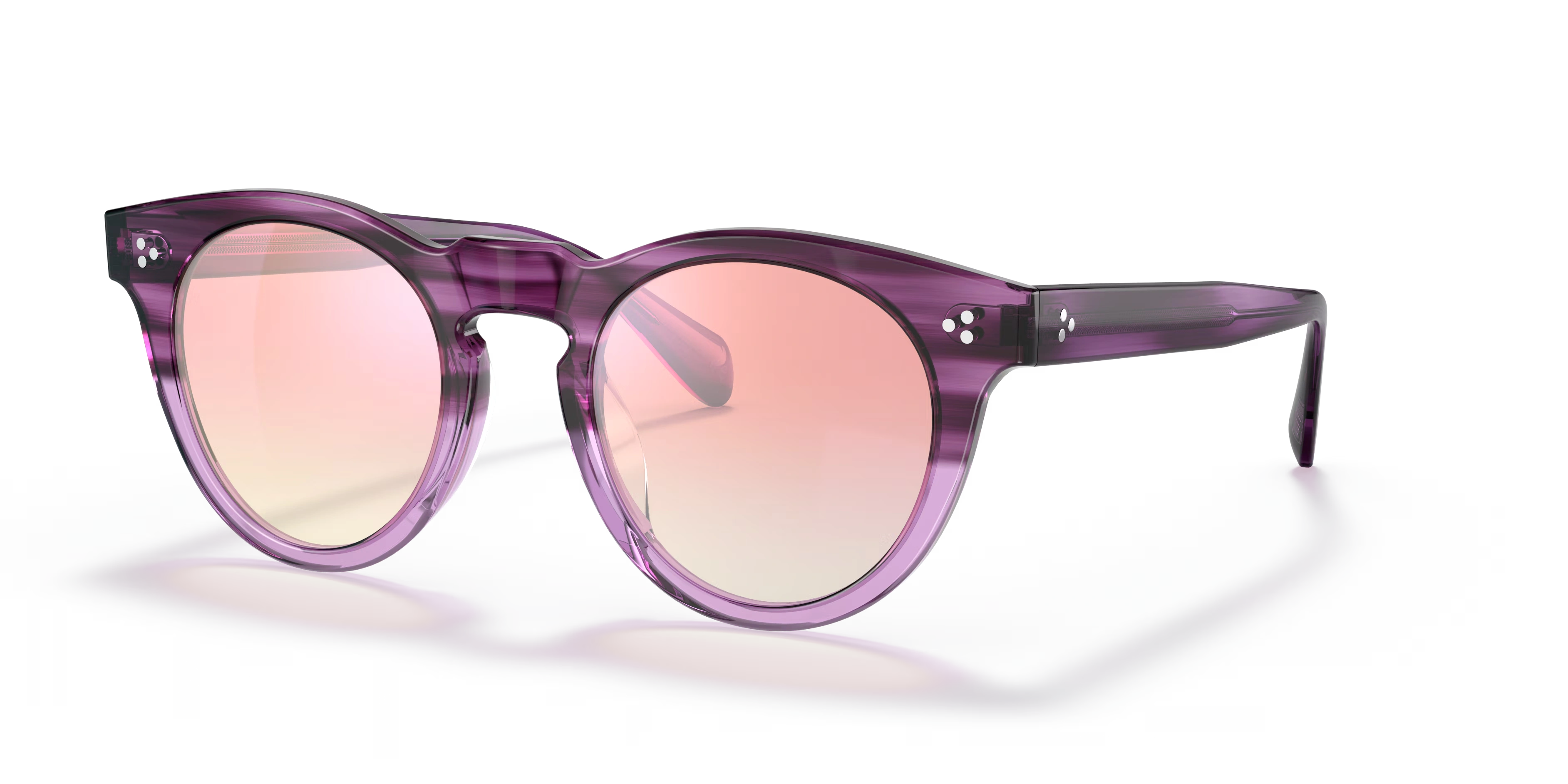 Lewen-Jacaranda Gradient,Soft Pink Gradient Mirror,Acetate