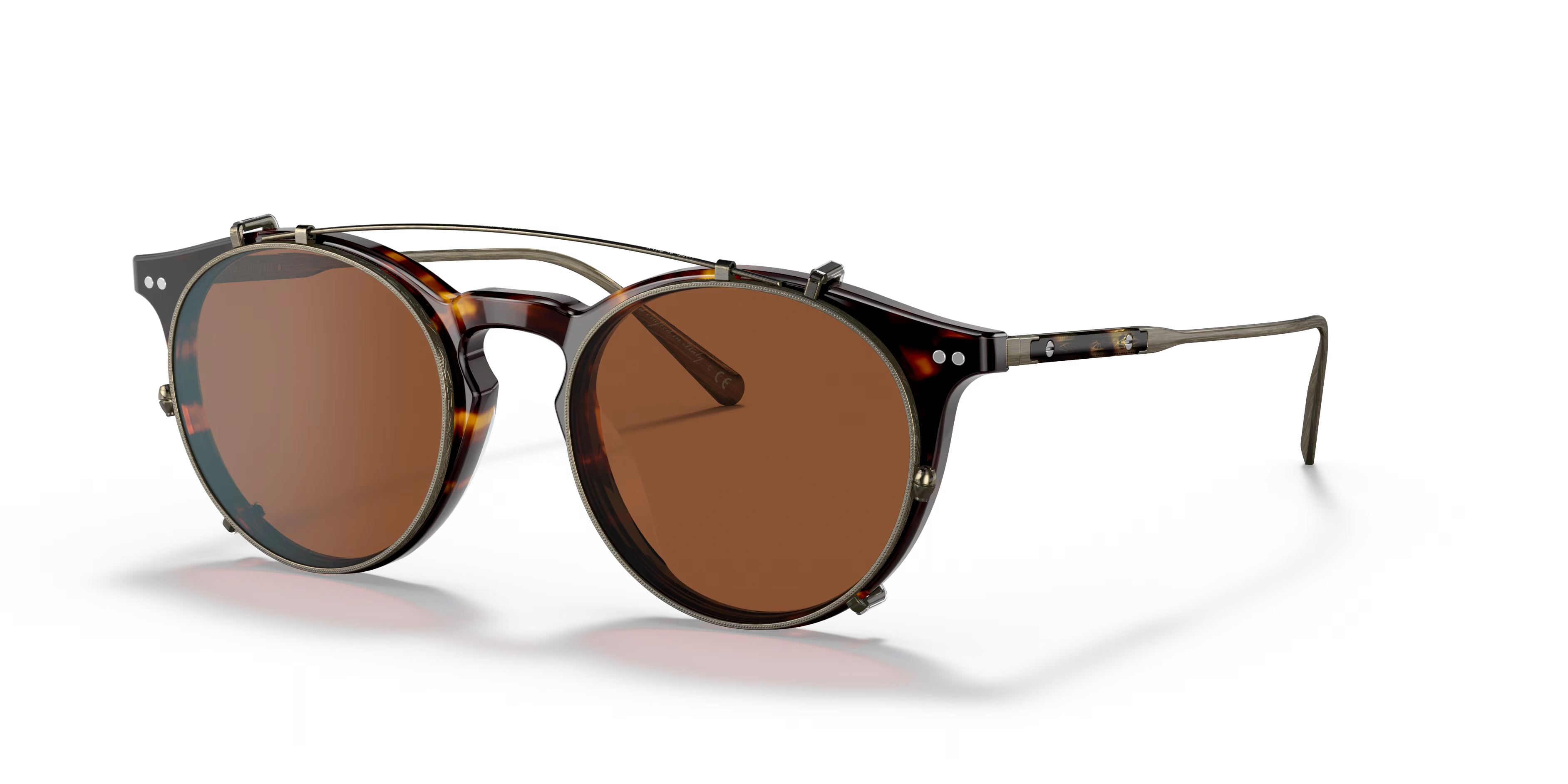 Eduardo-DM2/Antique Gold,Brown,Acetate/Metal