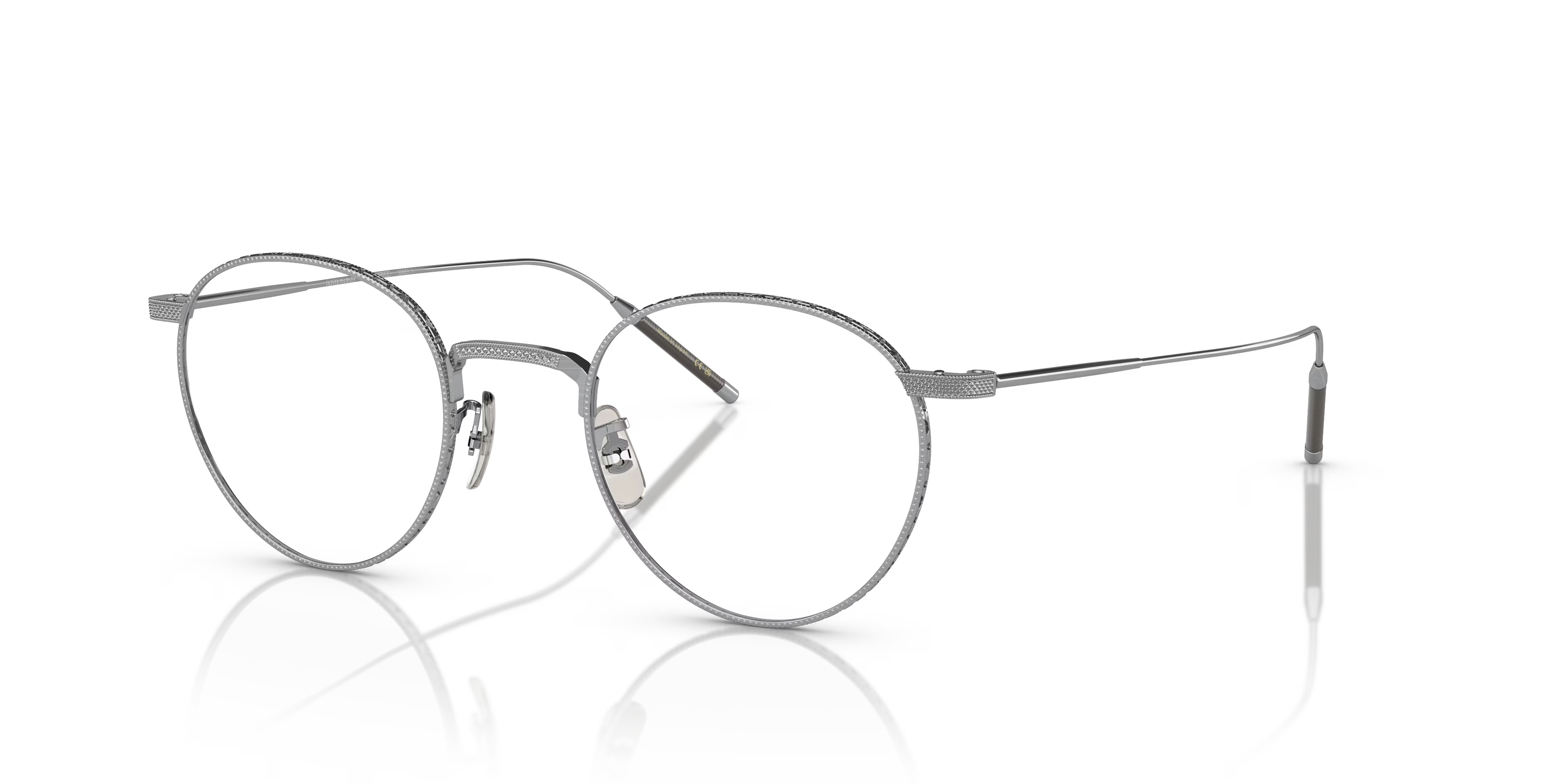 TK-1-Brushed Silver,Clear,Titanium