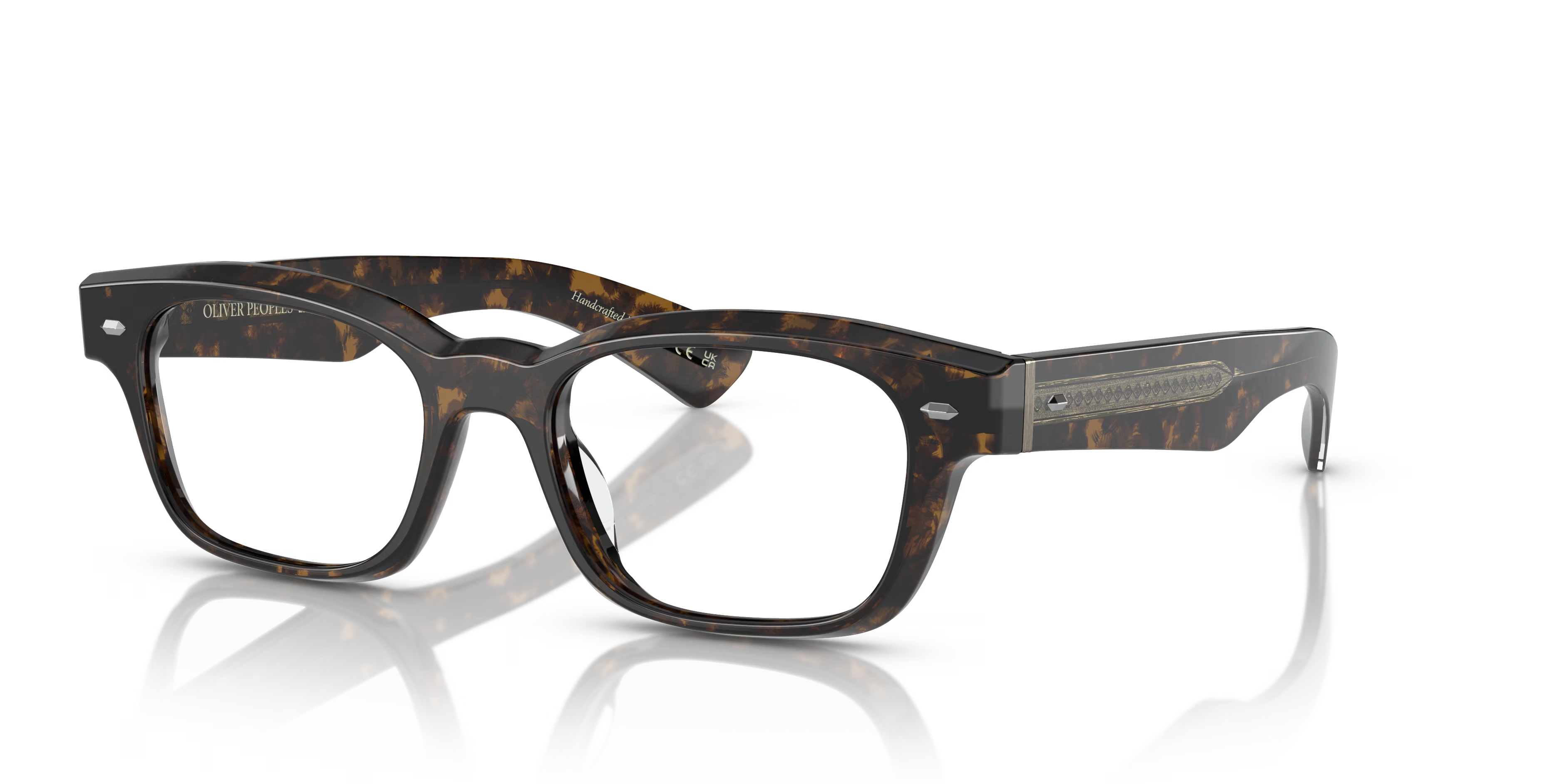 Latimore-Walnut Tortoise,Clear,Acetate