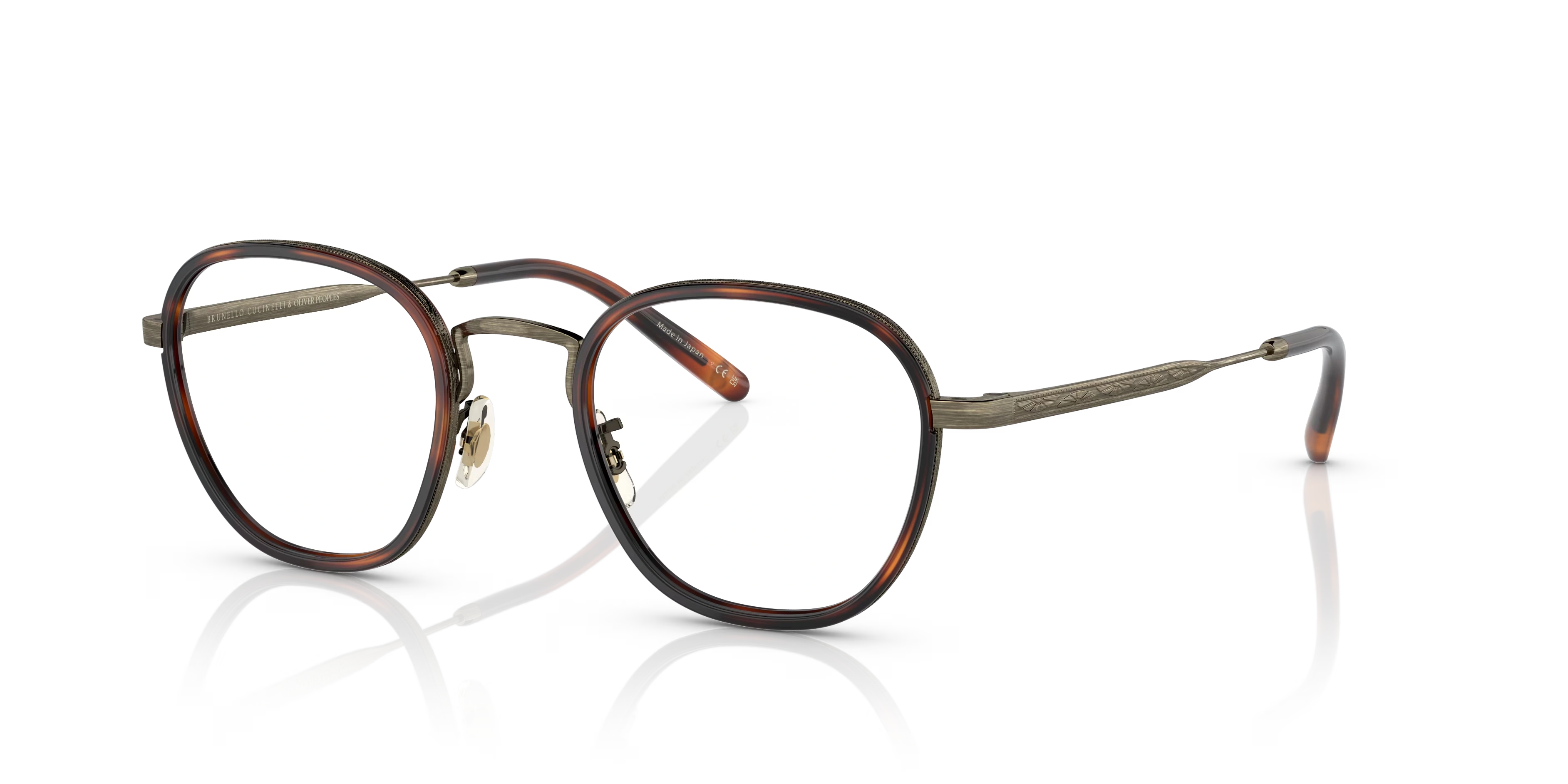 Lilletto-R-Antique Gold/Dark Mahogany,Blue Light Filter,Titanium