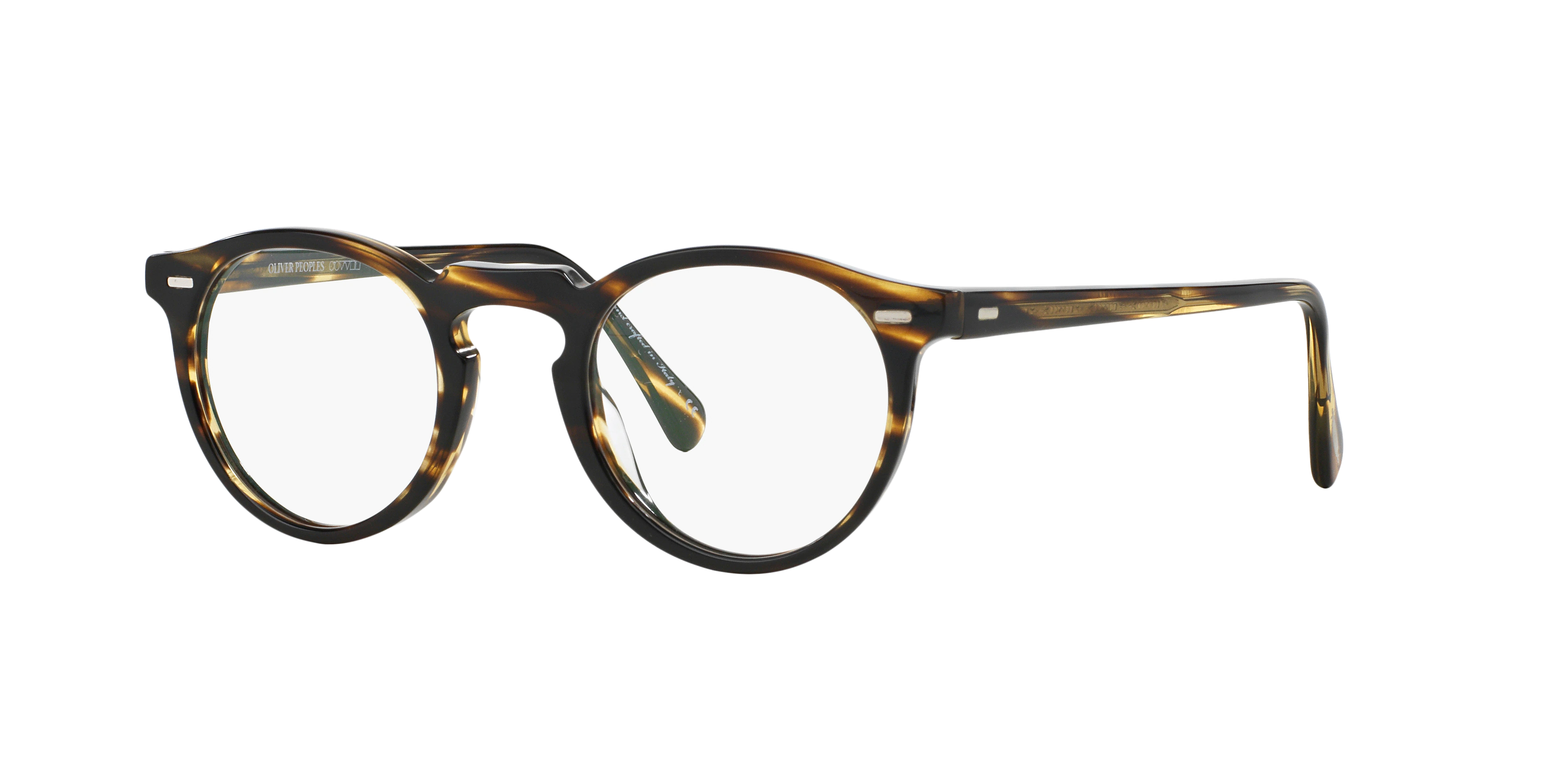 Gregory Peck Low Bridge Fit-Cocobolo,Clear,Acetate