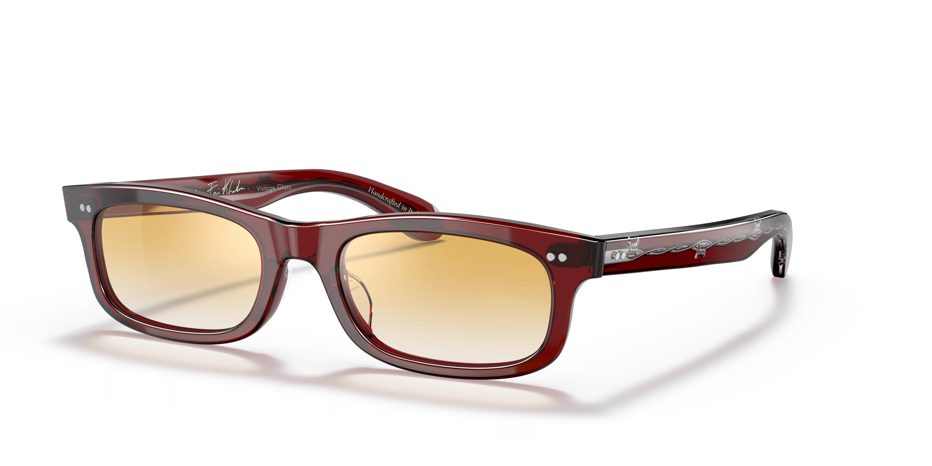 Fai-Translucent Burgundy,Sundust Gradient,Acetate