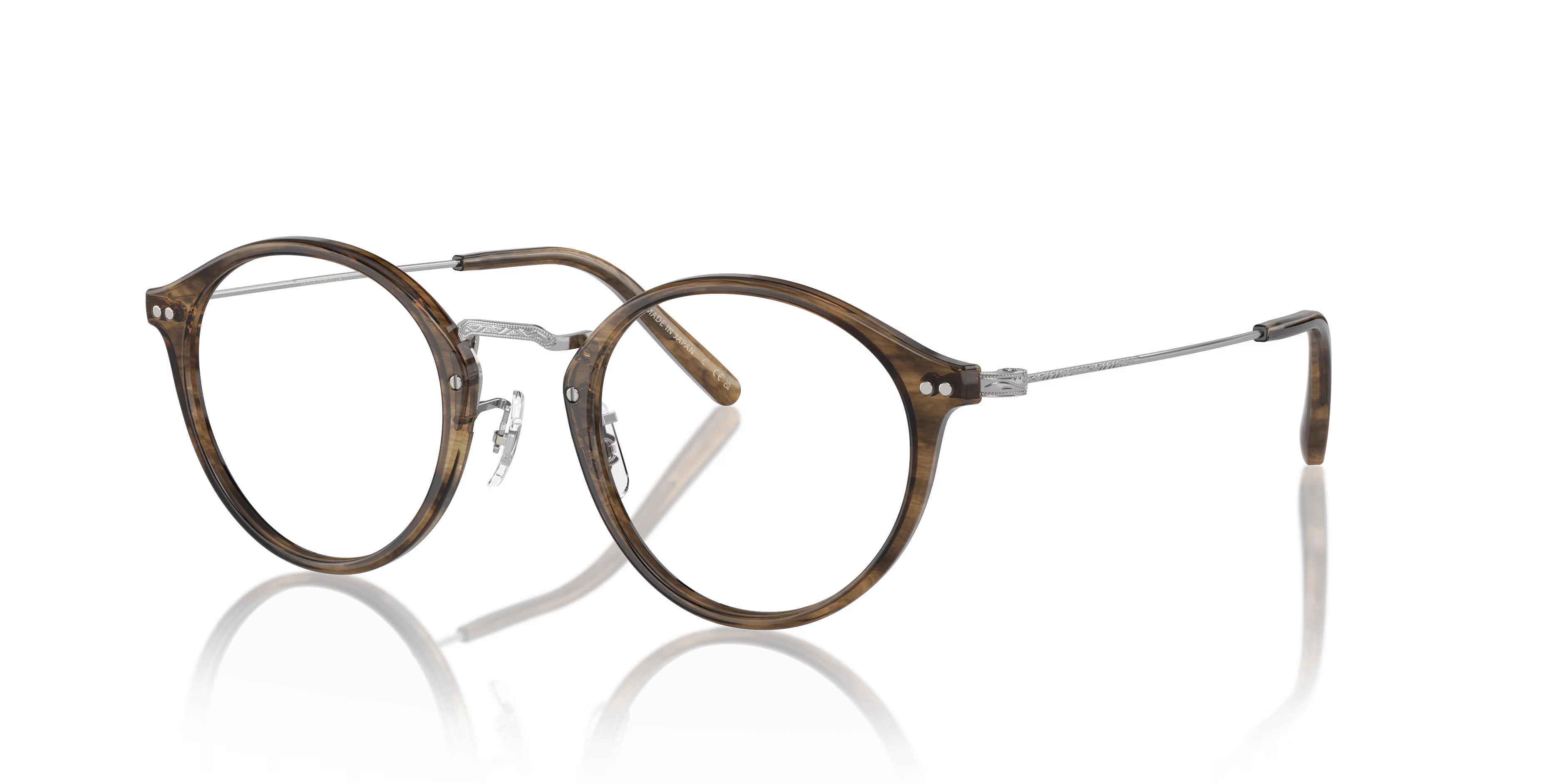 Donaire-Sepia Smoke/Silver,Clear,Acetate