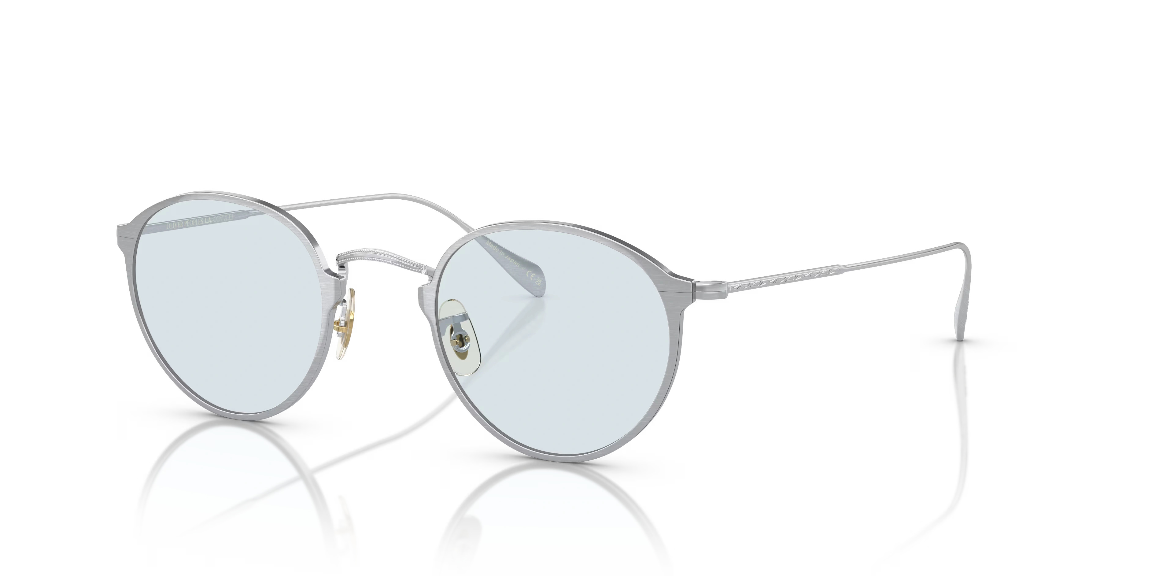 Dawson-Brushed Silver,Blue Wash,Titanium