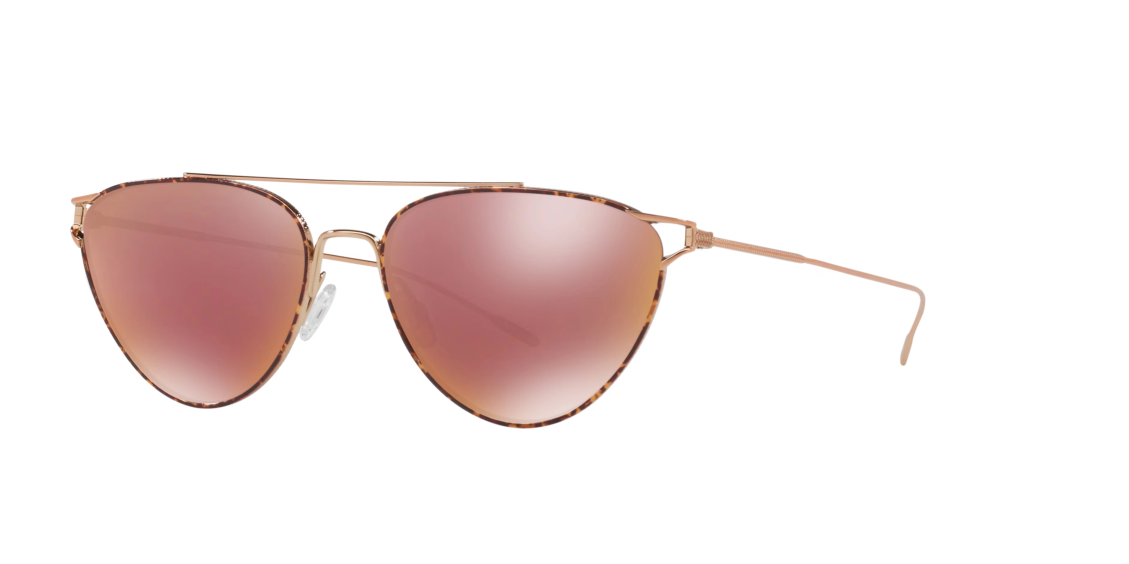 Floriana-Rose Gold-Burgundy Tortoise,Dark Violet Mirror Gold,Metal