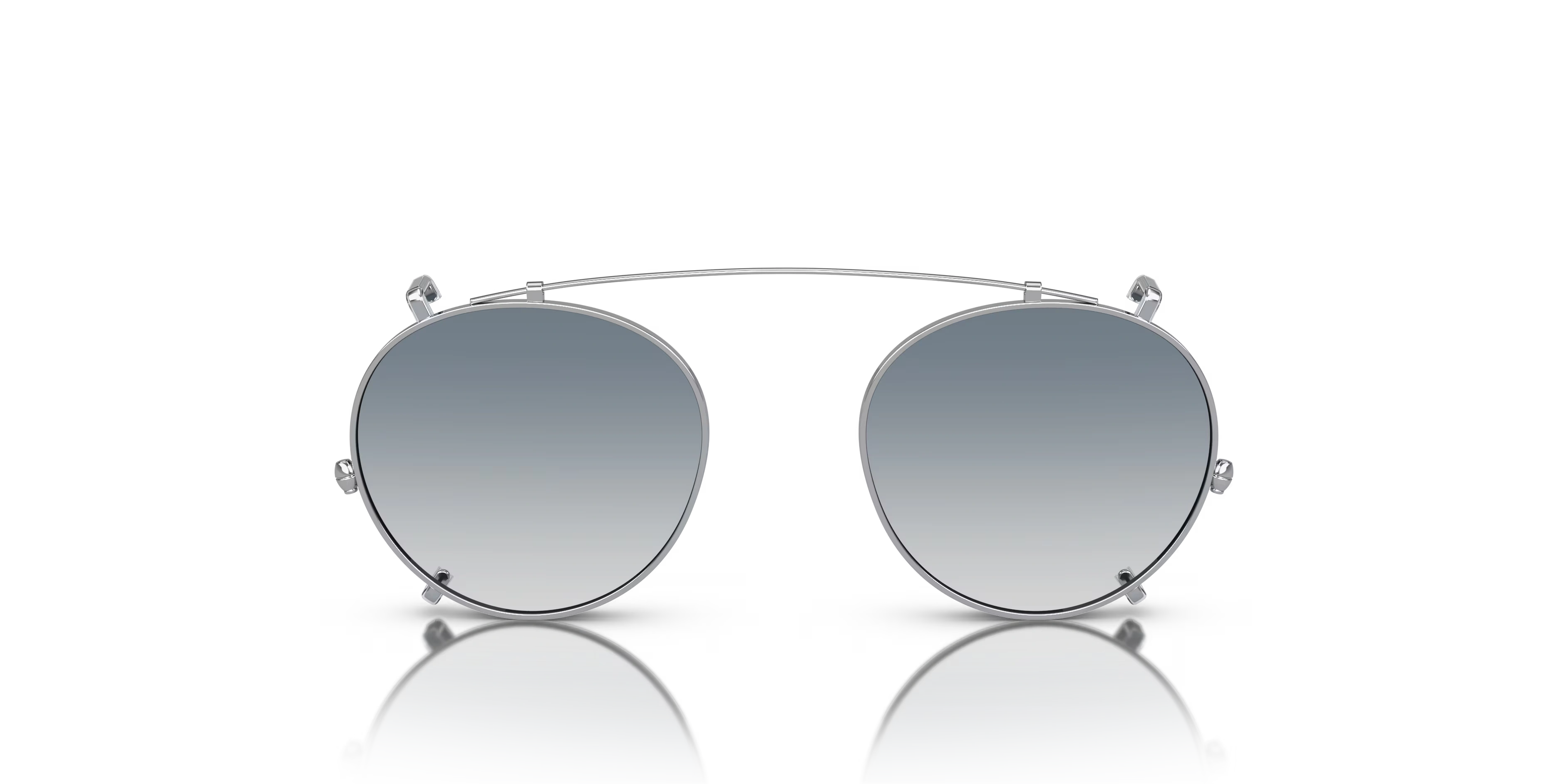 OP-13 Clip-Silver,Soft Teal Gradient Mirror,Metal