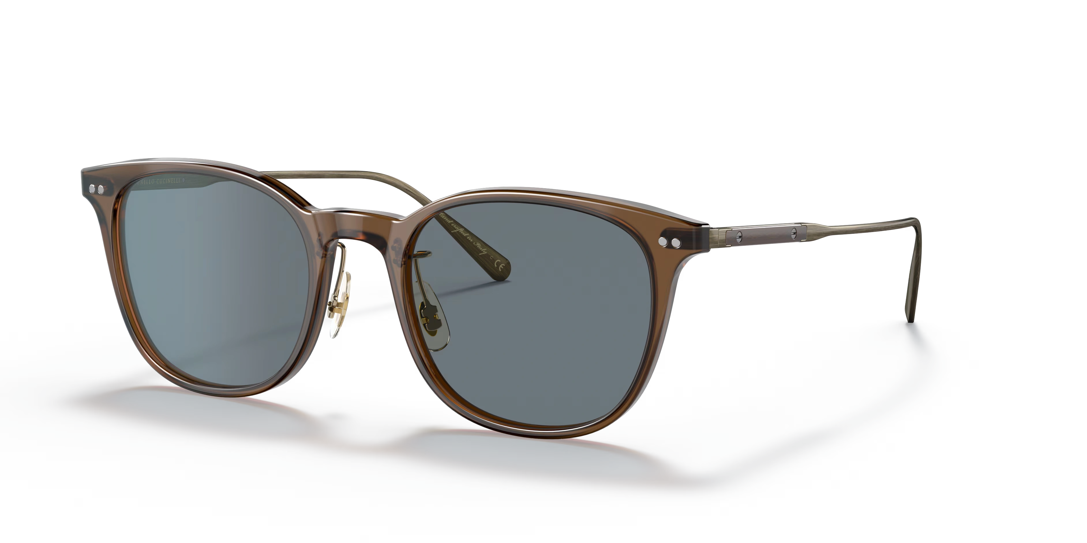 Gerardo-Dark Auburn/Antique Gold,Indigo Photochromic,Acetate/Metal