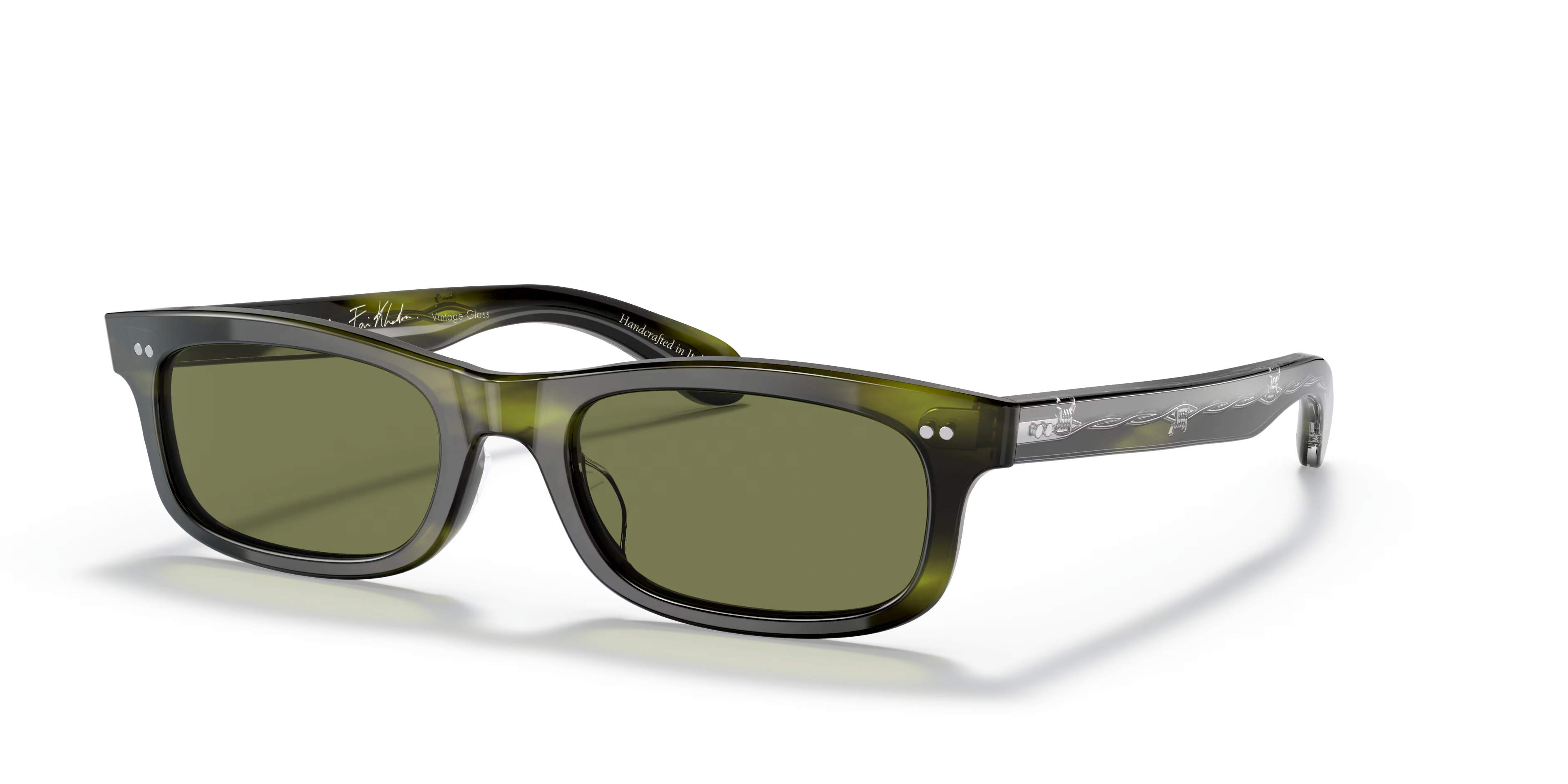 Fai-Emerald Bark,Green,Acetate