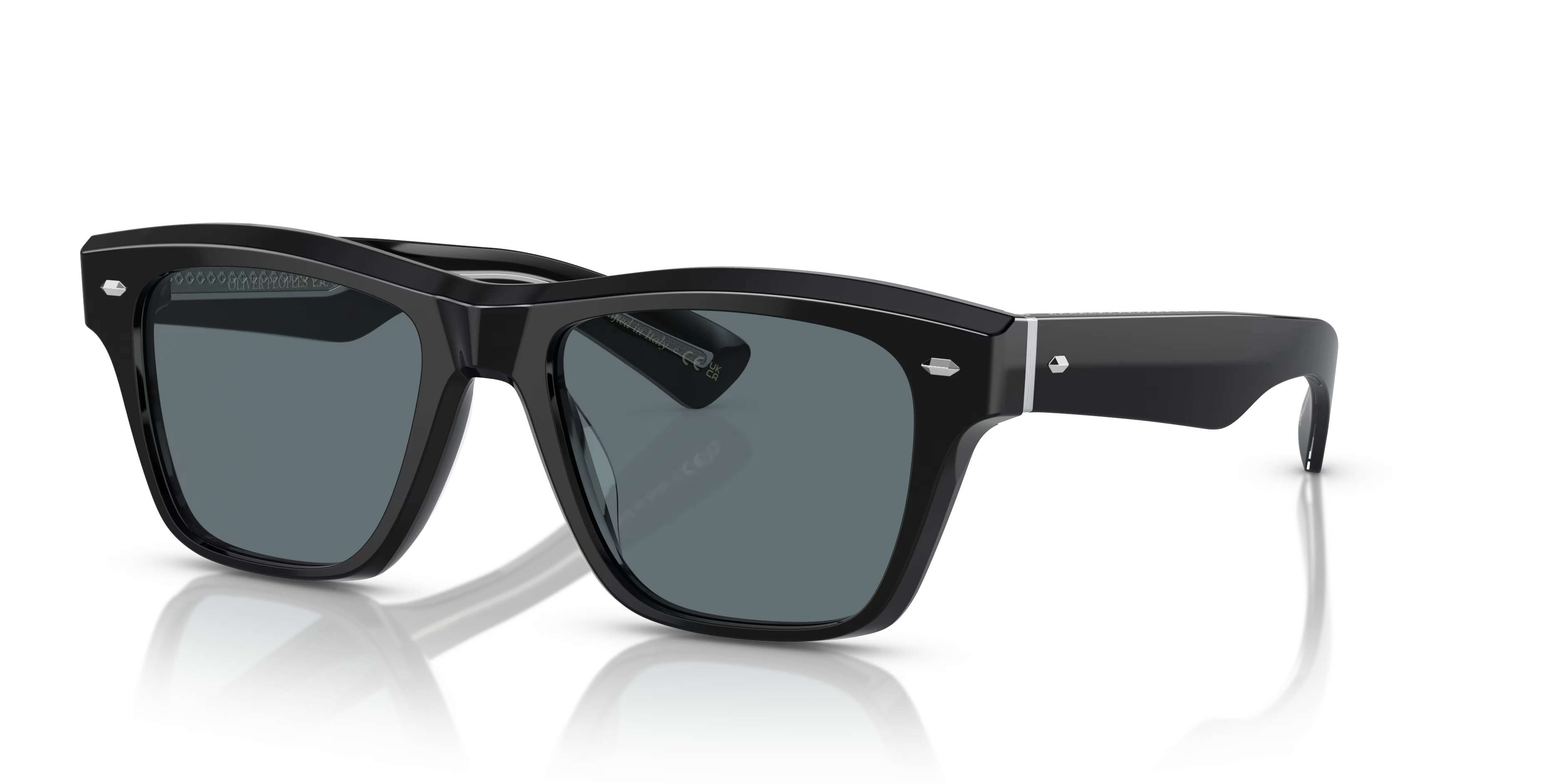 Oliver Sixties Sun-Black,Blue Polar,Acetate