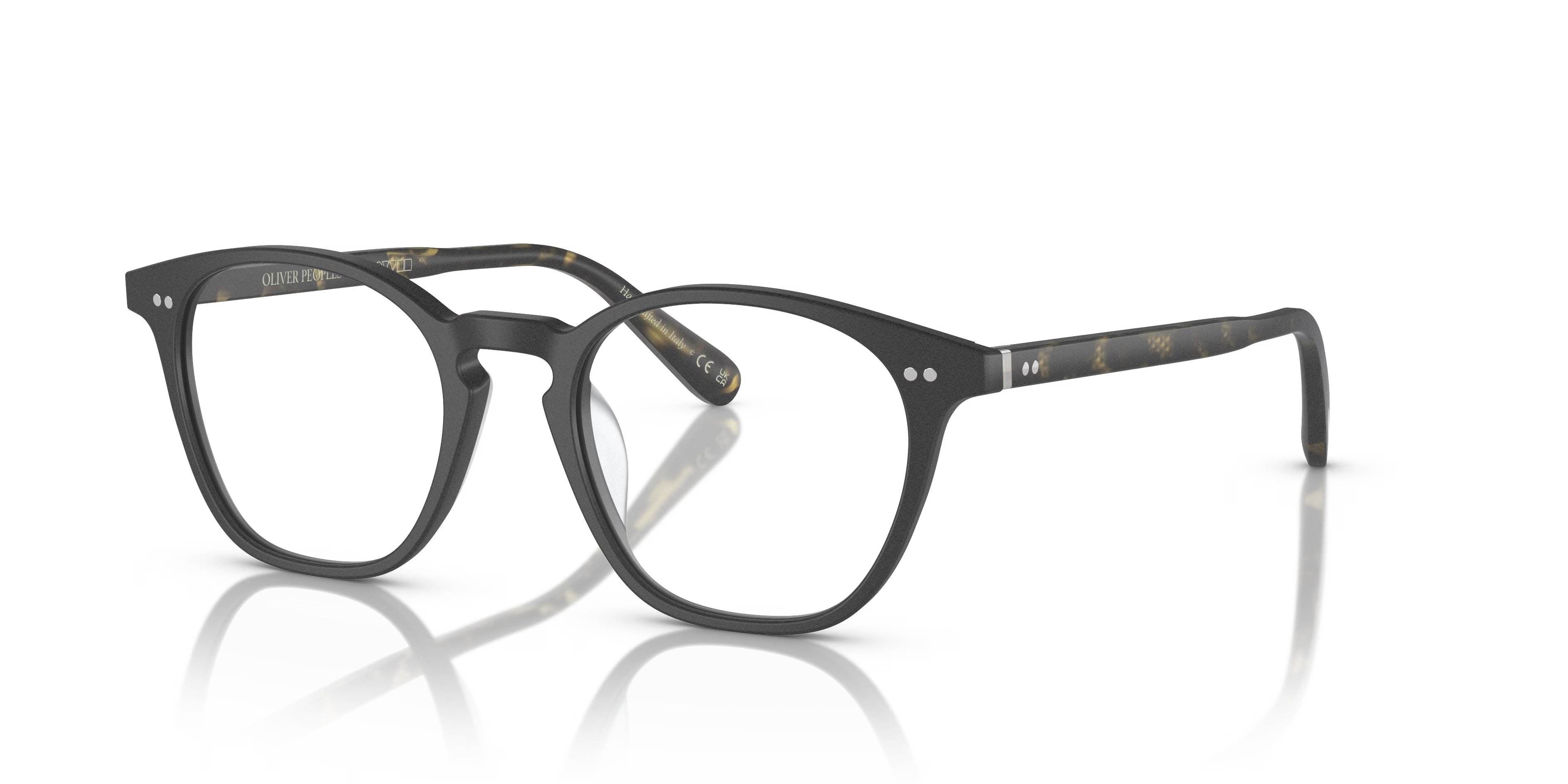 Ronne-Semi-Matte Black/Vintage DTBK,Clear,Acetate
