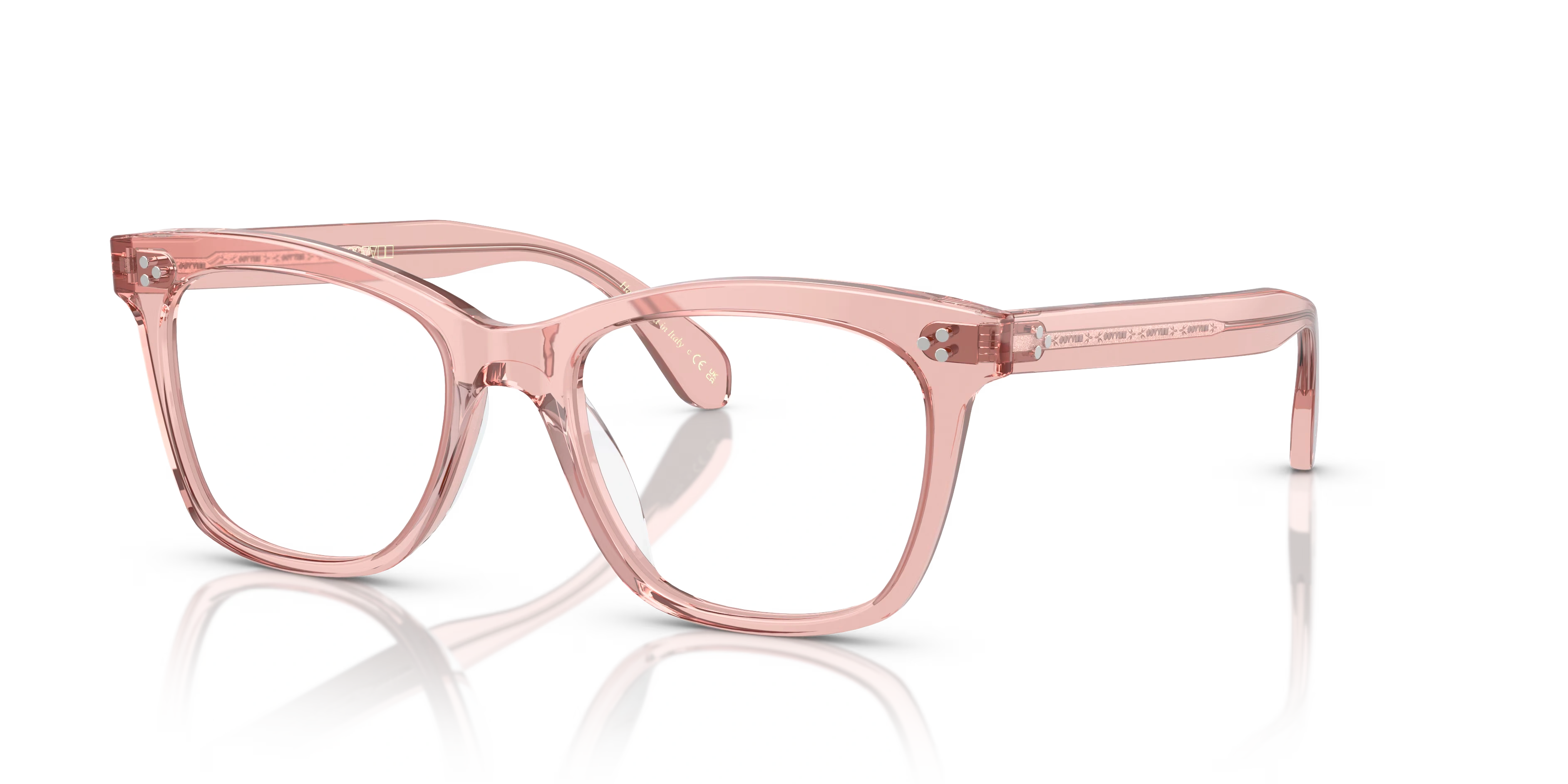 Penney-Washed Rose,Clear,Acetate