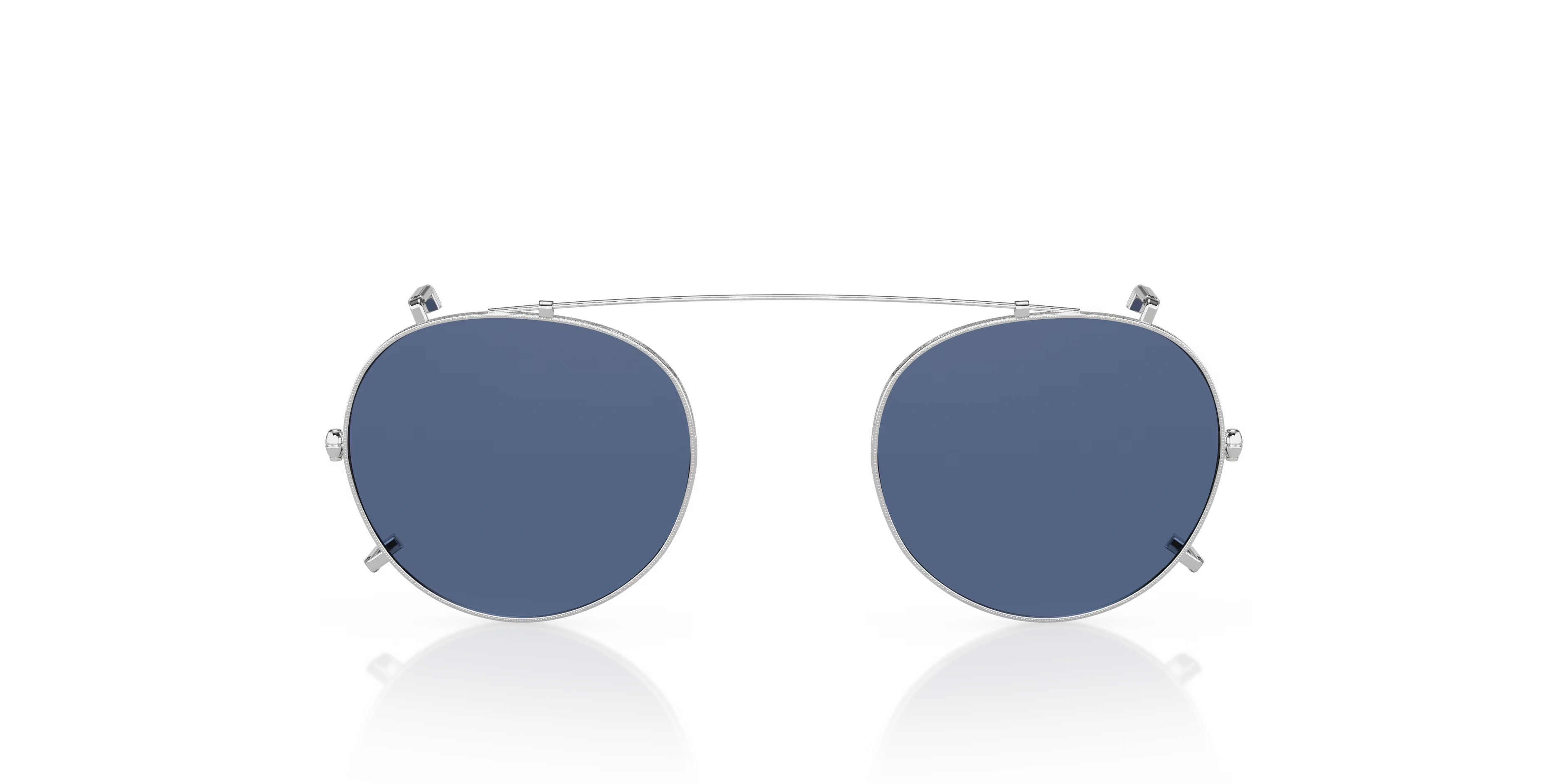 Gregory Peck Clip-Silver,Blue,Metal