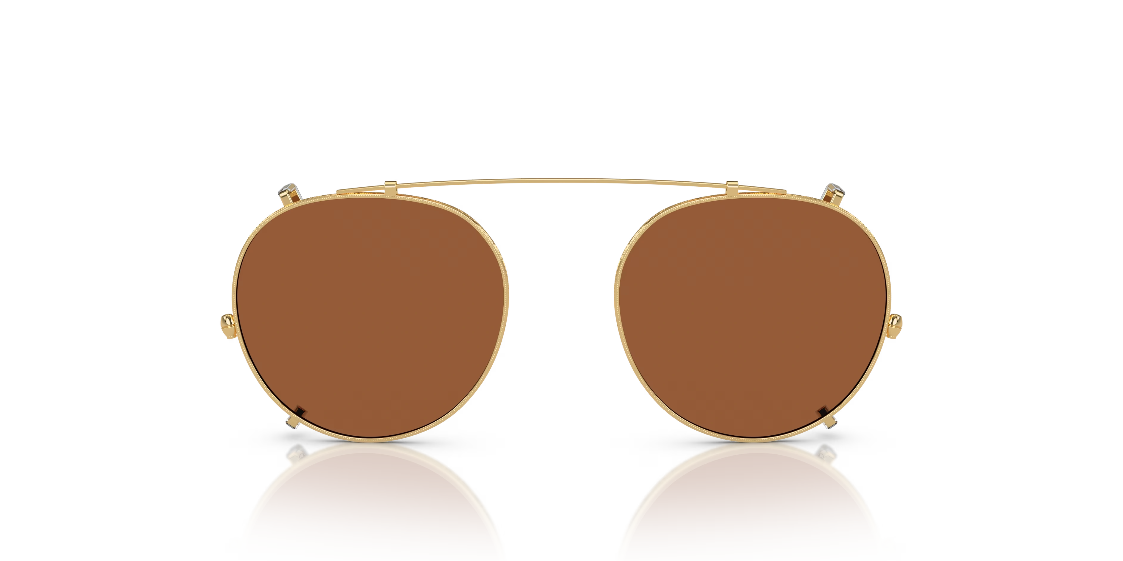 O'Malley Clip-Gold,Brown,Metal