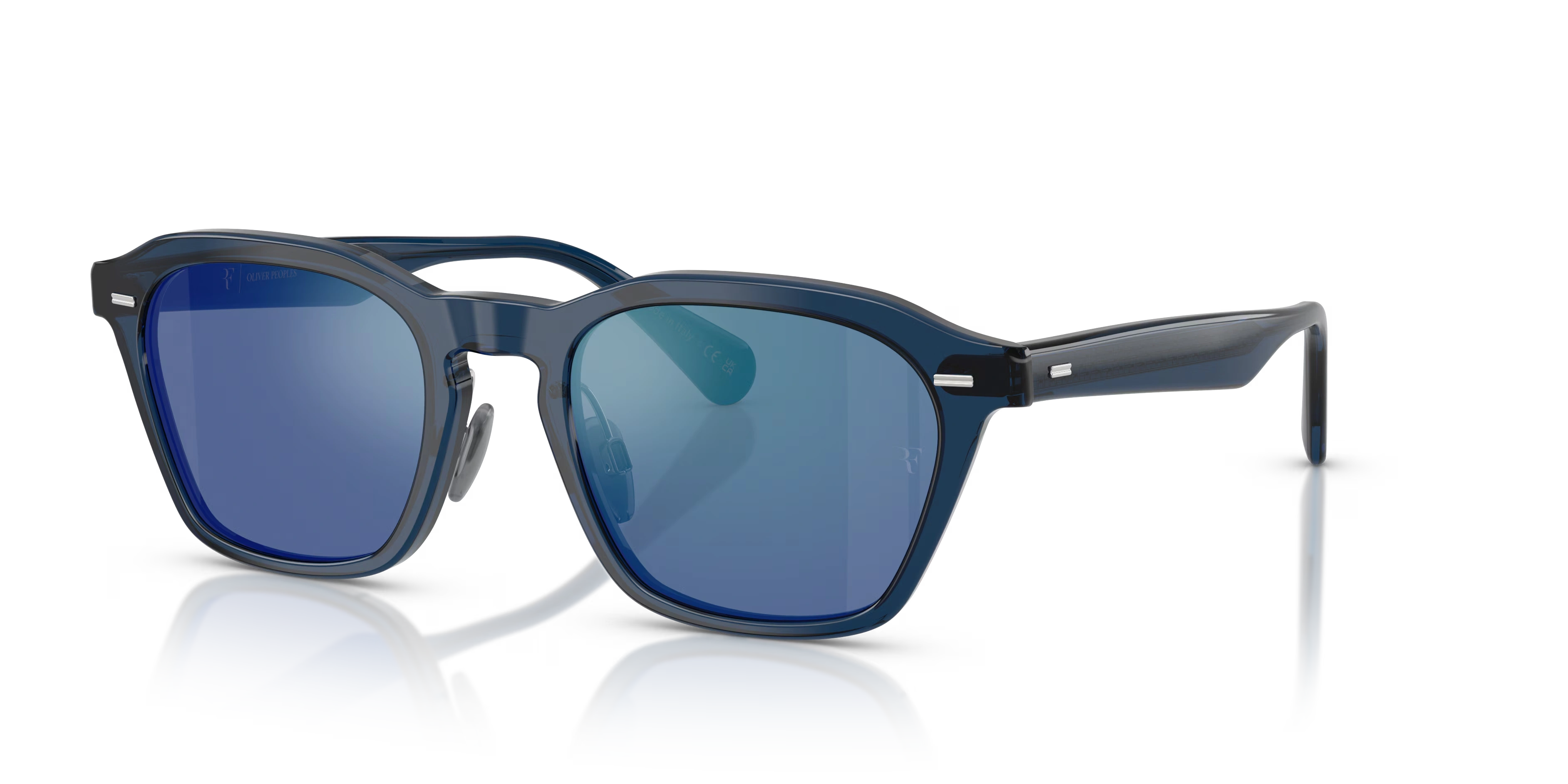 R-11-Ash Blue,Marine Flash Mirror,Acetate