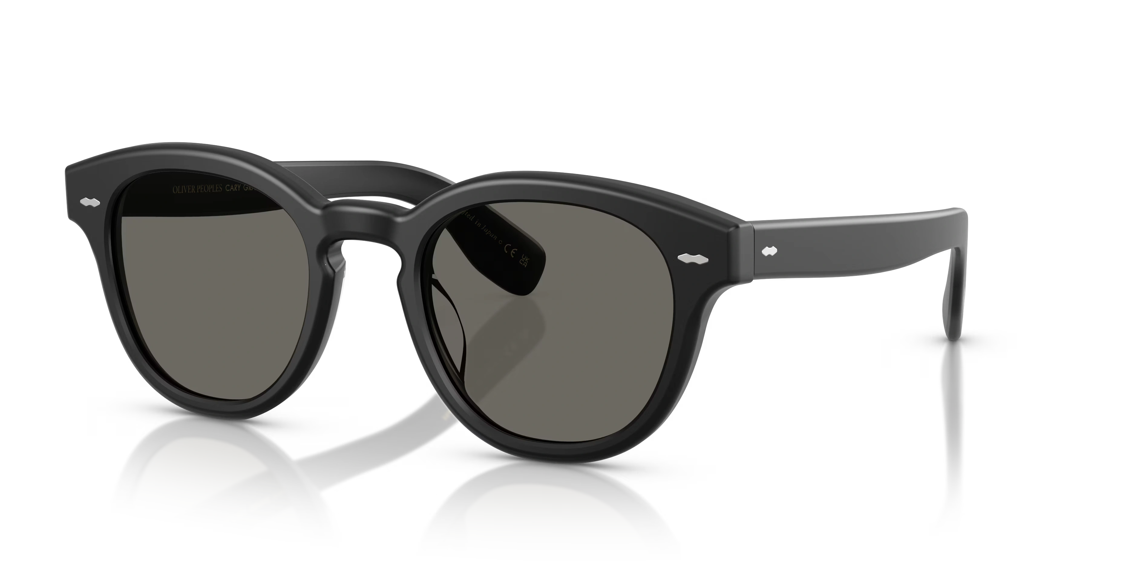Cary Grant Sun-Semi Matte Black,Carbon Grey,Acetate