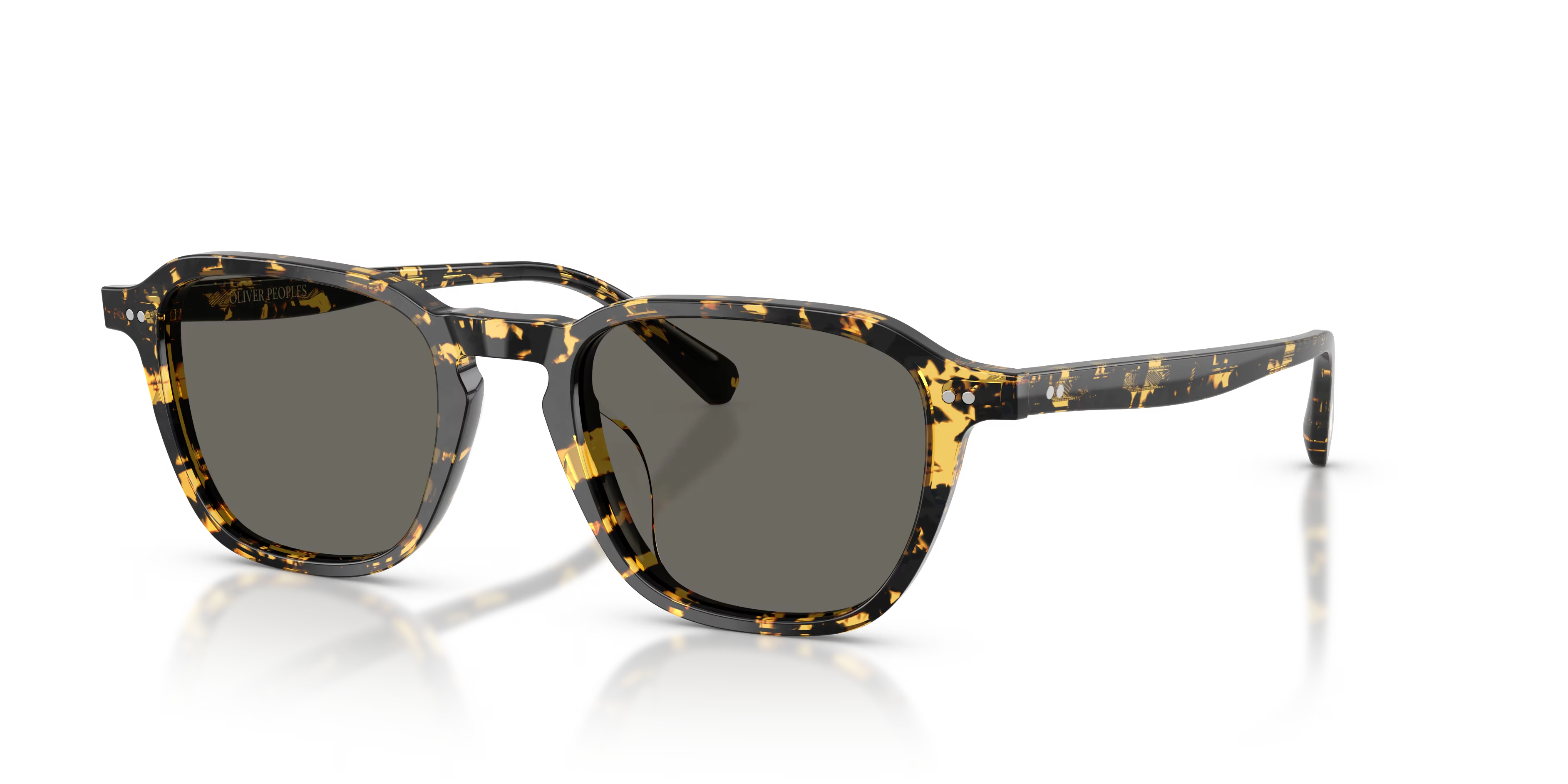 Emryn-Tokyo Tortoise,Carbon Grey,Acetate