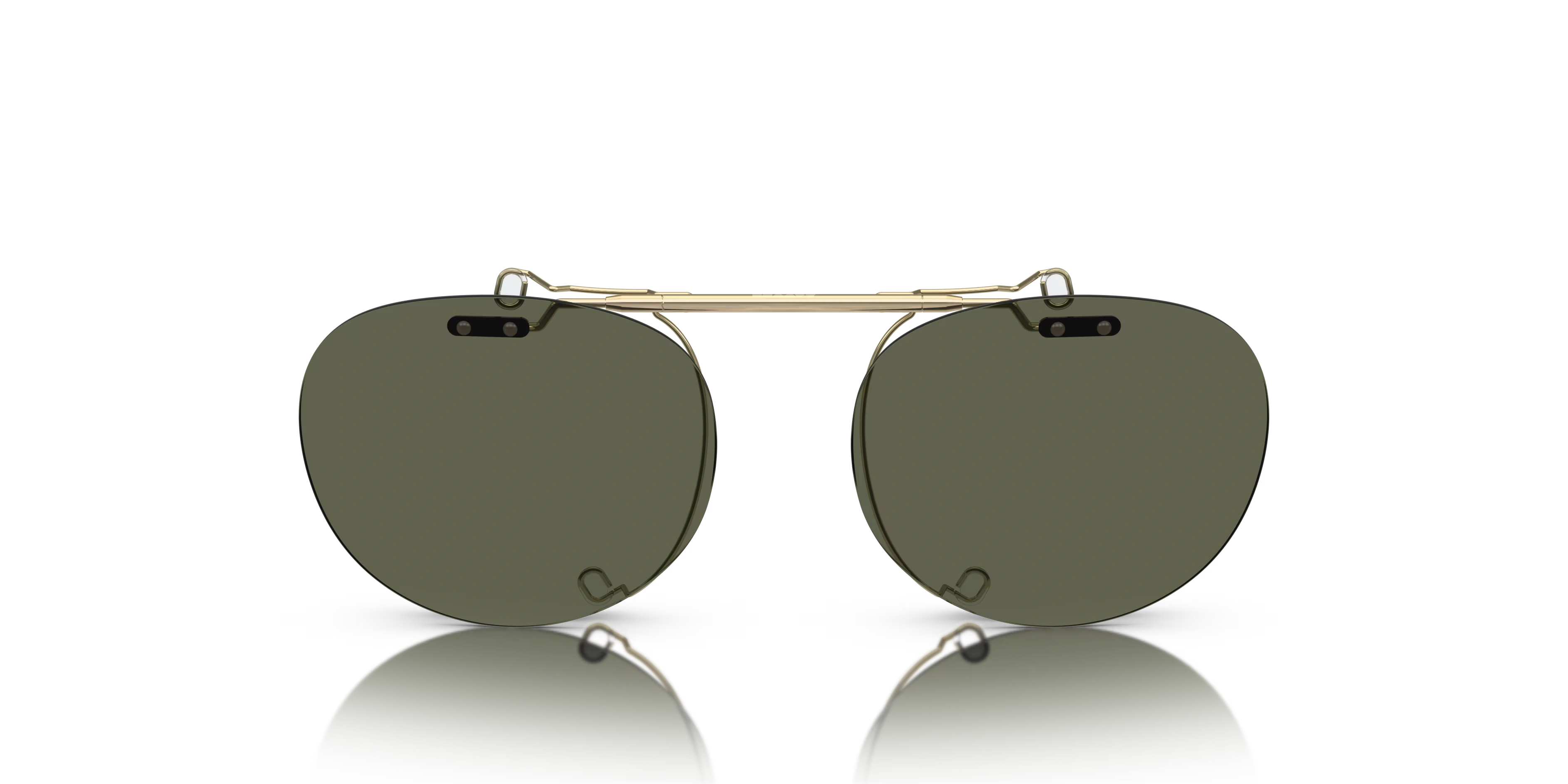 Riley-R Flip-Up Clip-Brushed Gold,G-15 Polar,Metal