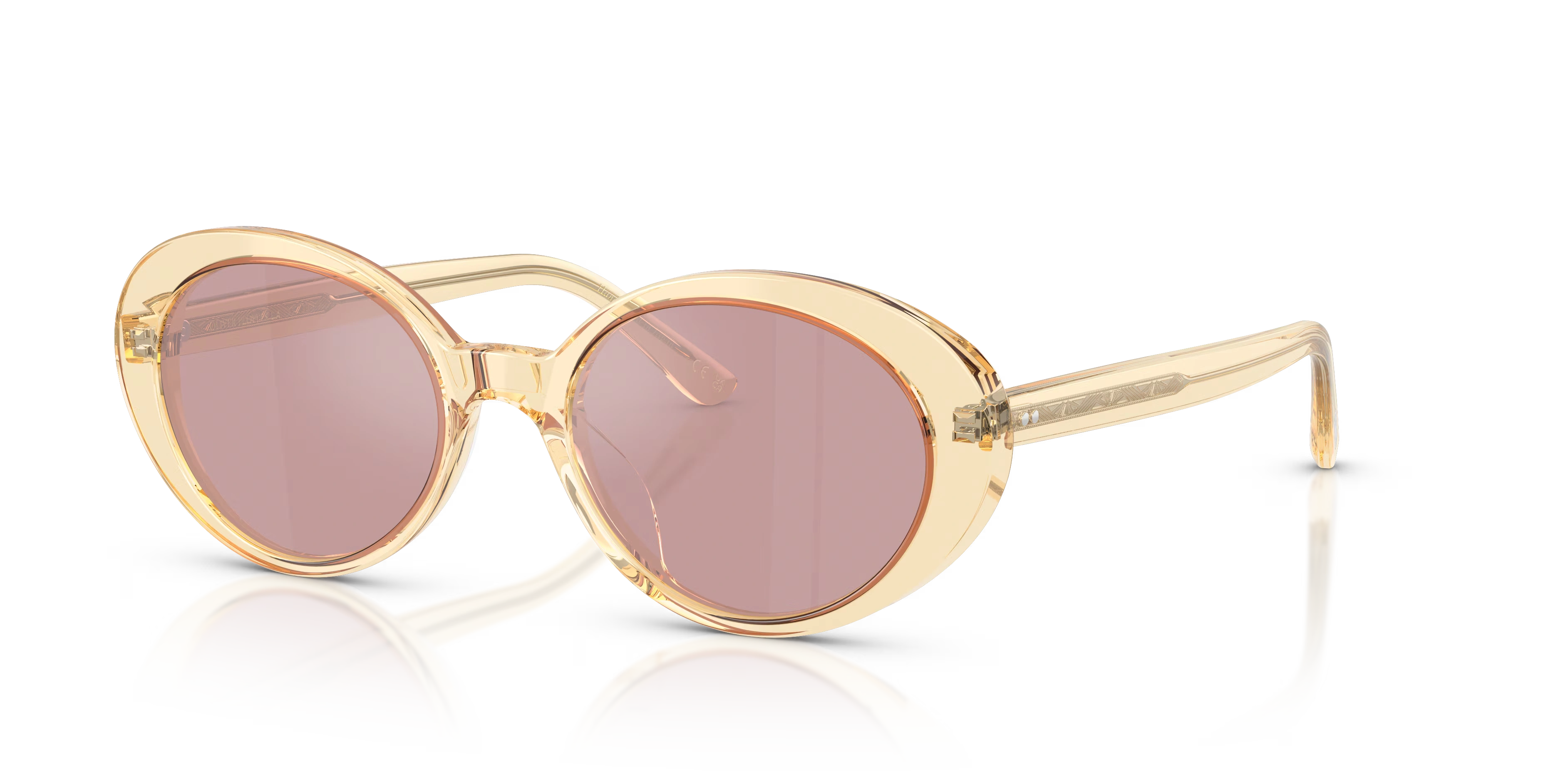 Lumar-BECR,Pink Satin Mirror Polar,Acetate