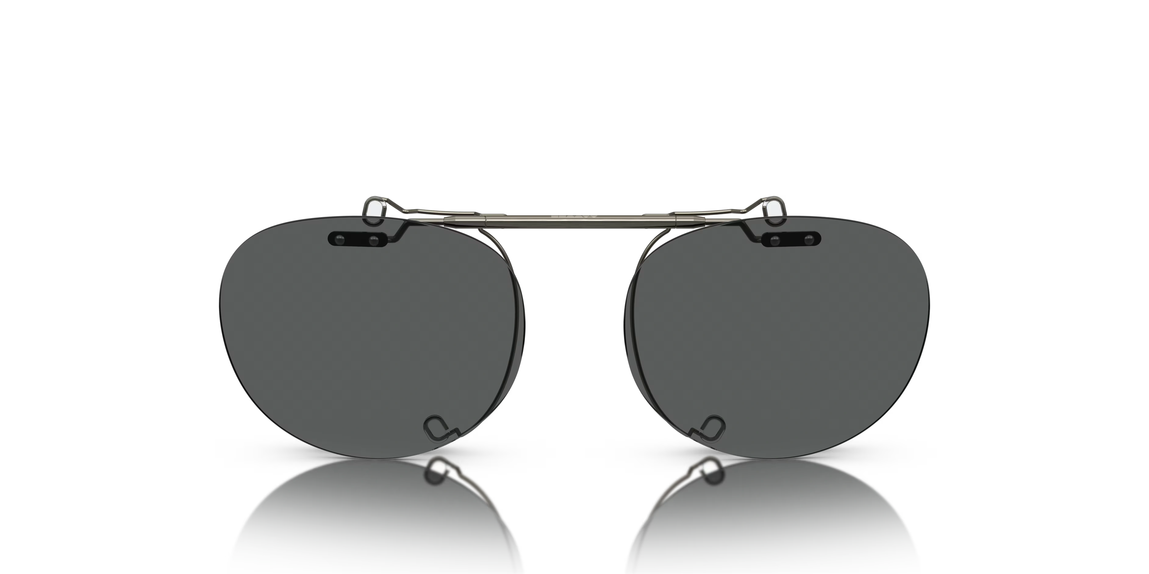 Riley-R Flip-Up Clip-Antique Pewter,Grey Polar,Metal