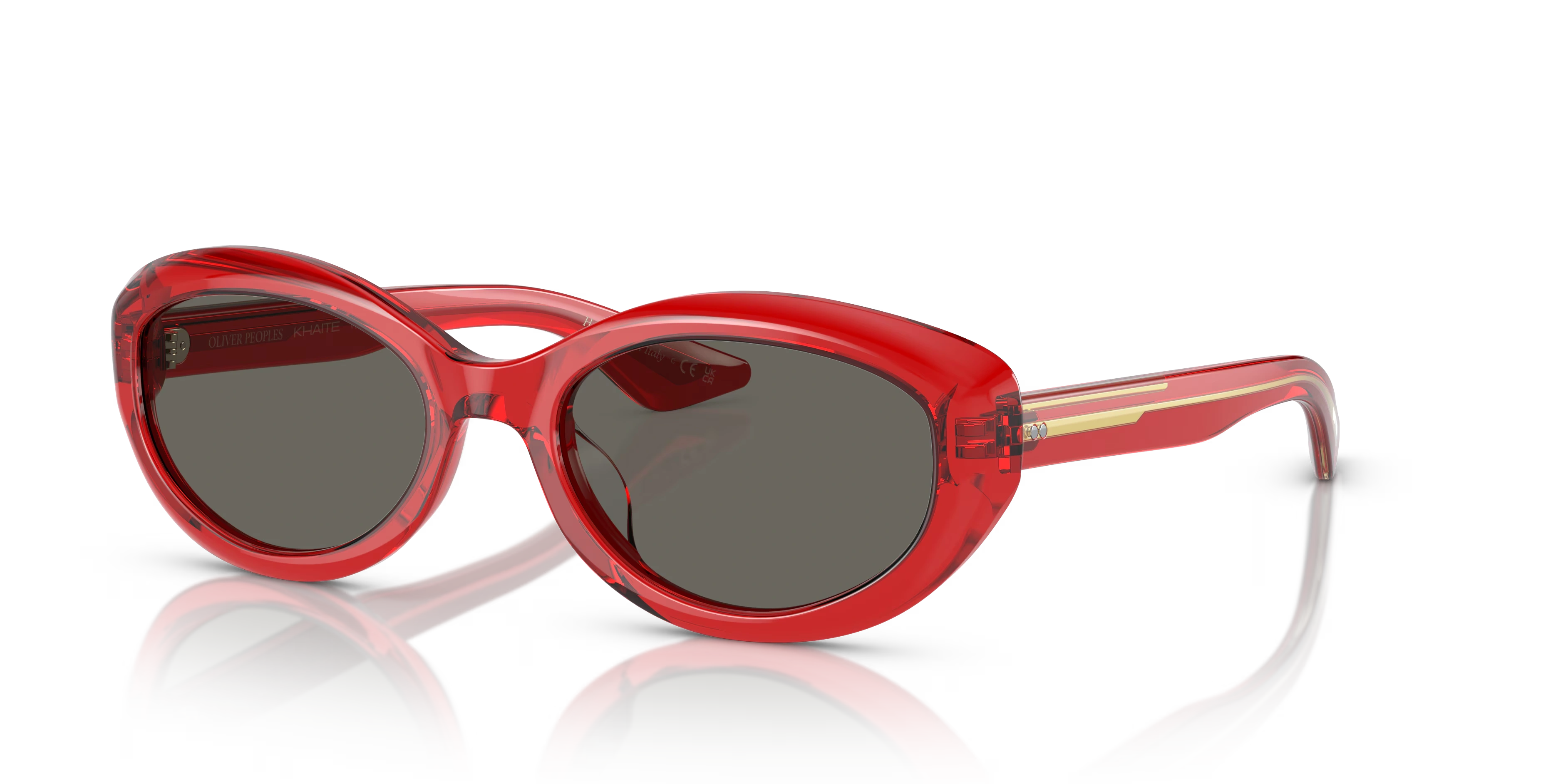 1969C-Translucent Red,Carbon Grey,Acetate