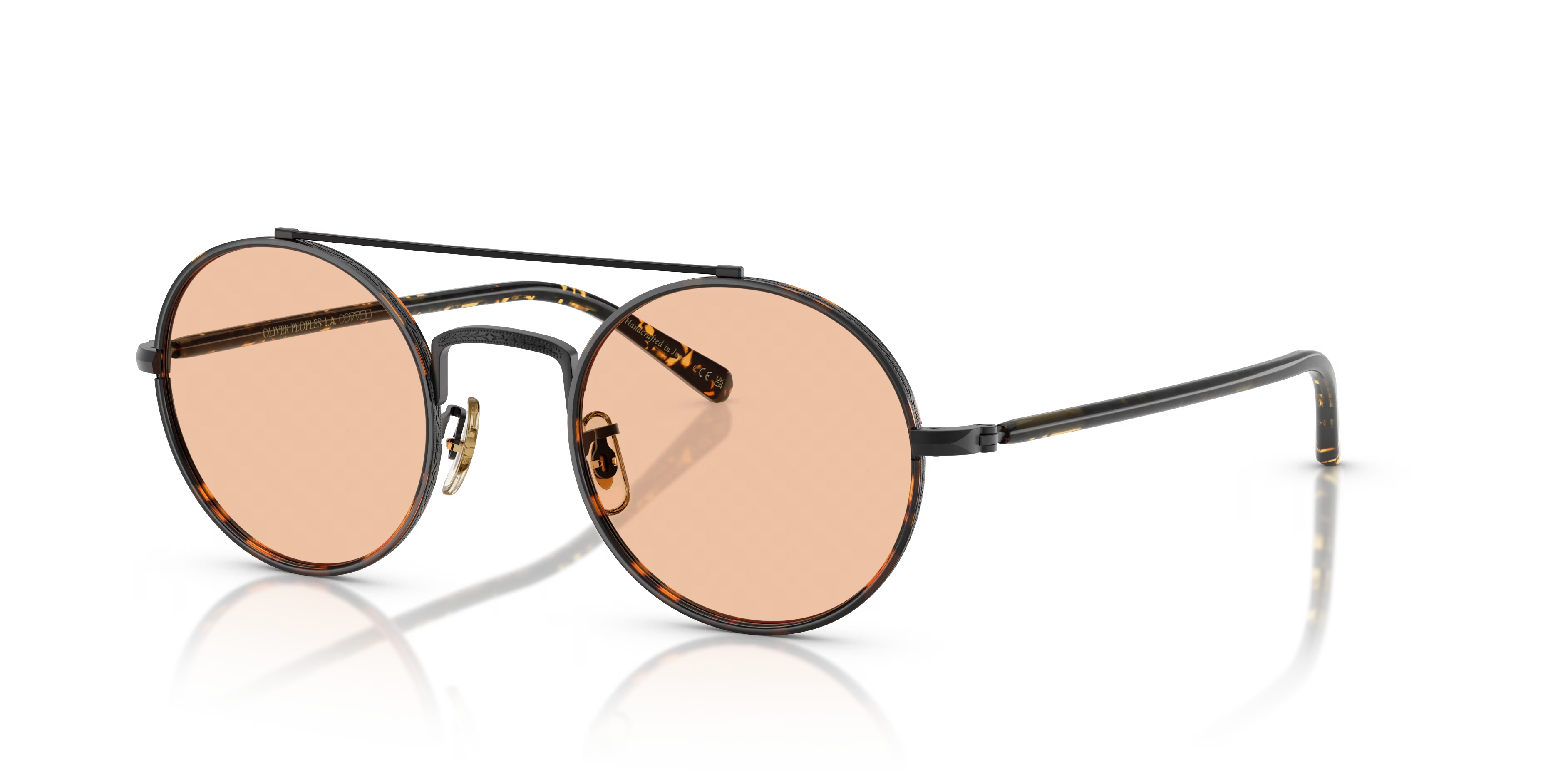 Etlin-Matte Black,Demo Lens Brown Wash,Titanium